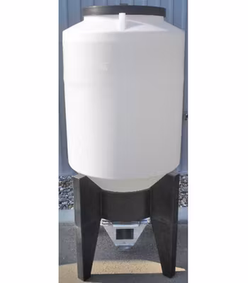 Tank med konisk botten 400 lit.
