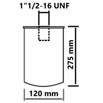 Filterpatron med vattenabsorbtion 150 l/min 30 micron