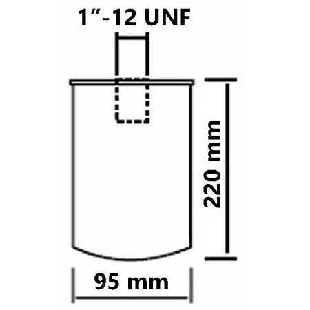 Filterpatron med vattenabsorbtion 70l/min 30 micron