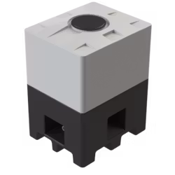 Tank med koniskt utlopp 650 lit