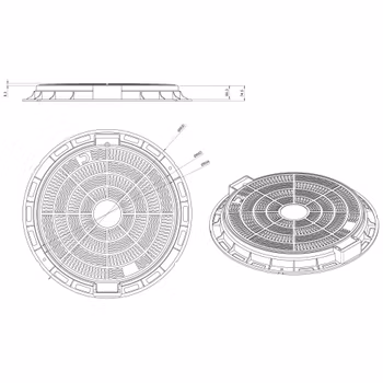 Lätt brunnslock 800