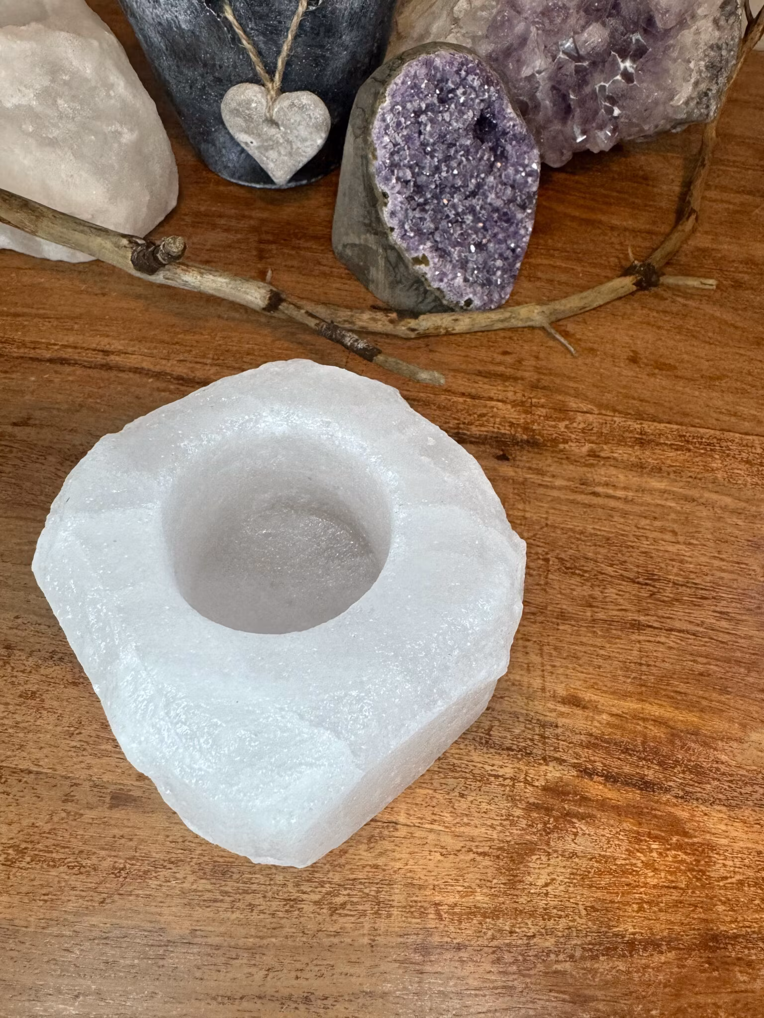 Ljuslykta - Himalaya Salt Vit