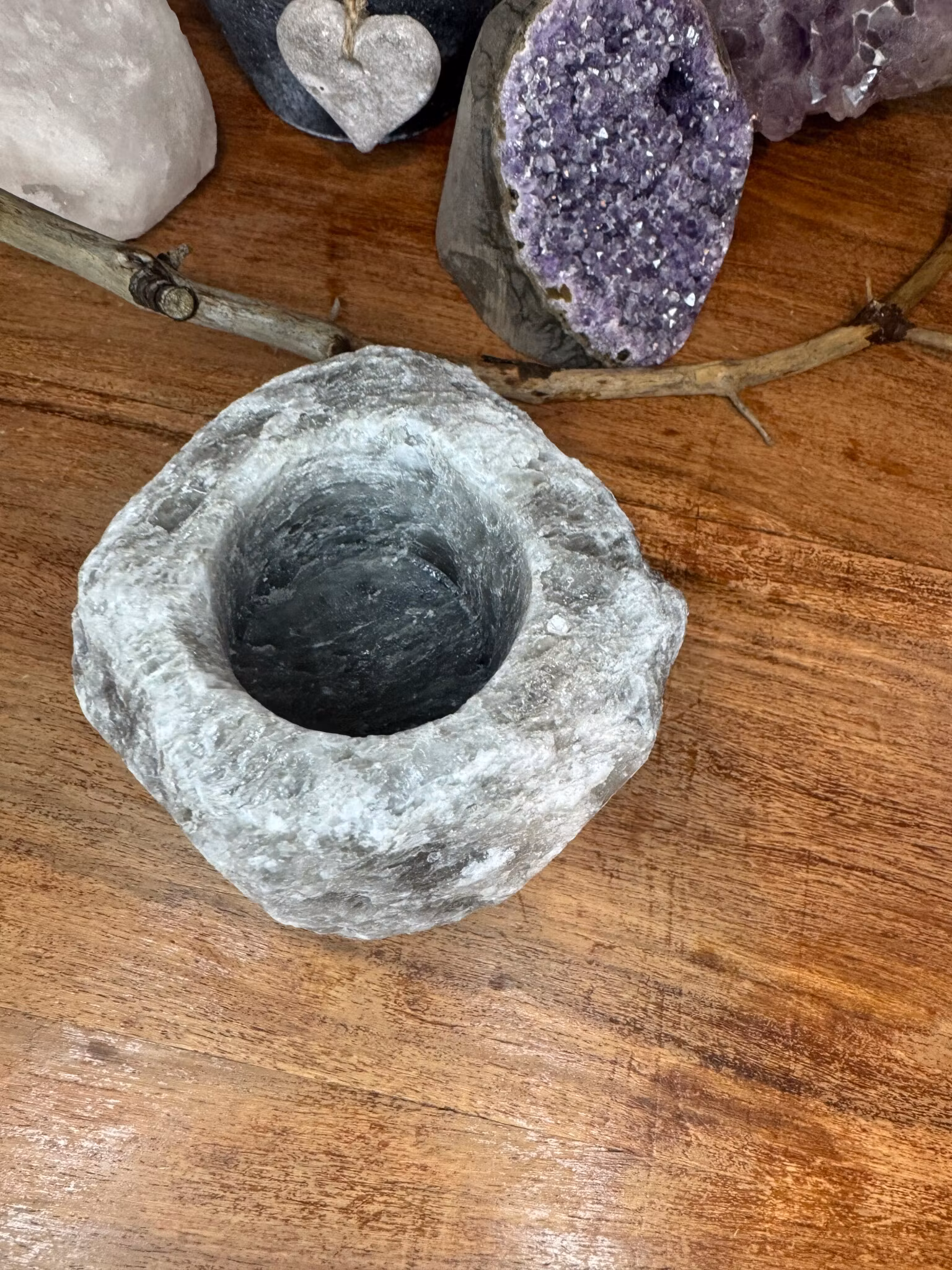 Ljuslykta Himalaya Salt - Svart/Grå