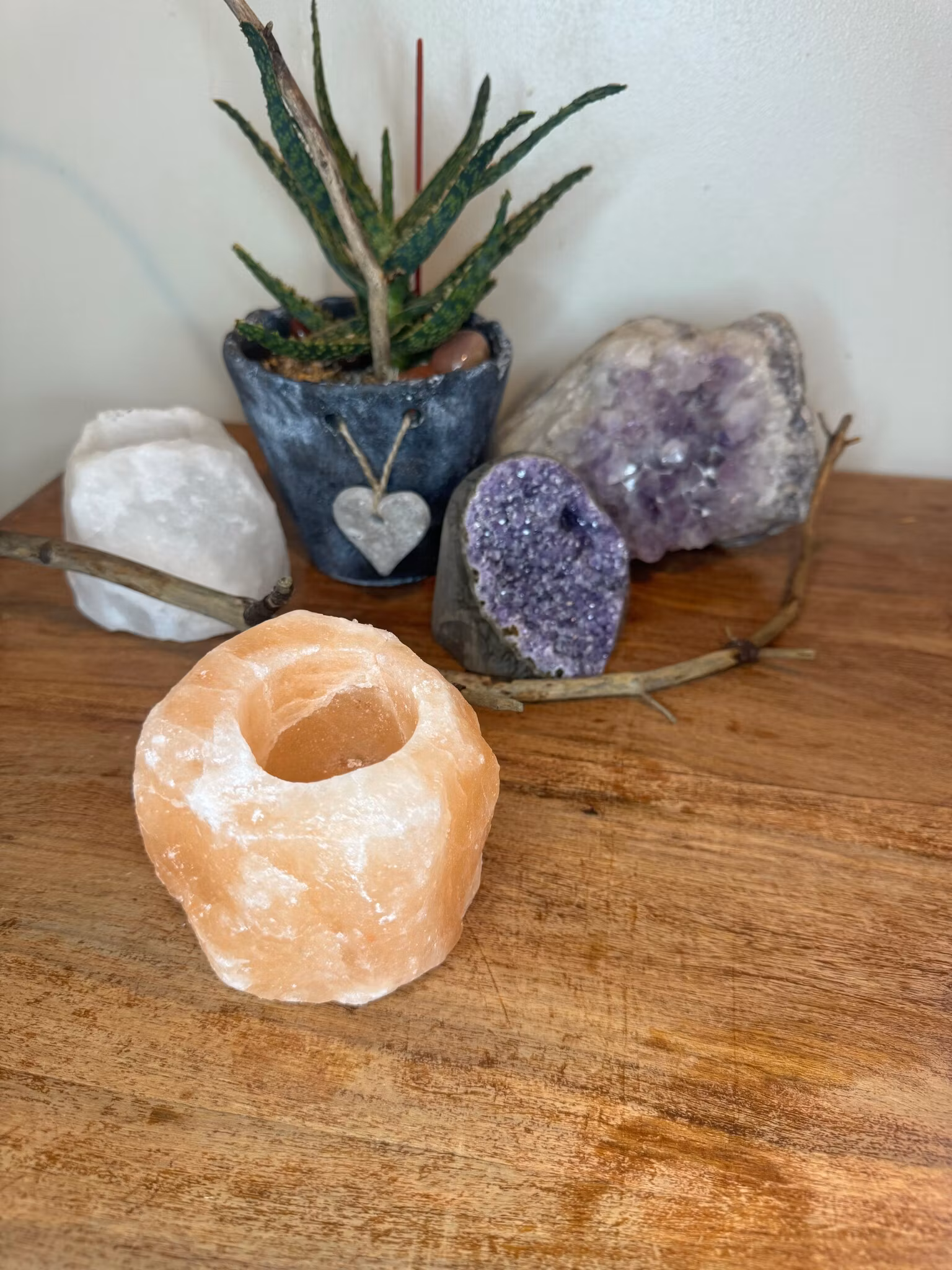 Ljuslykta Himalaya Salt - orange