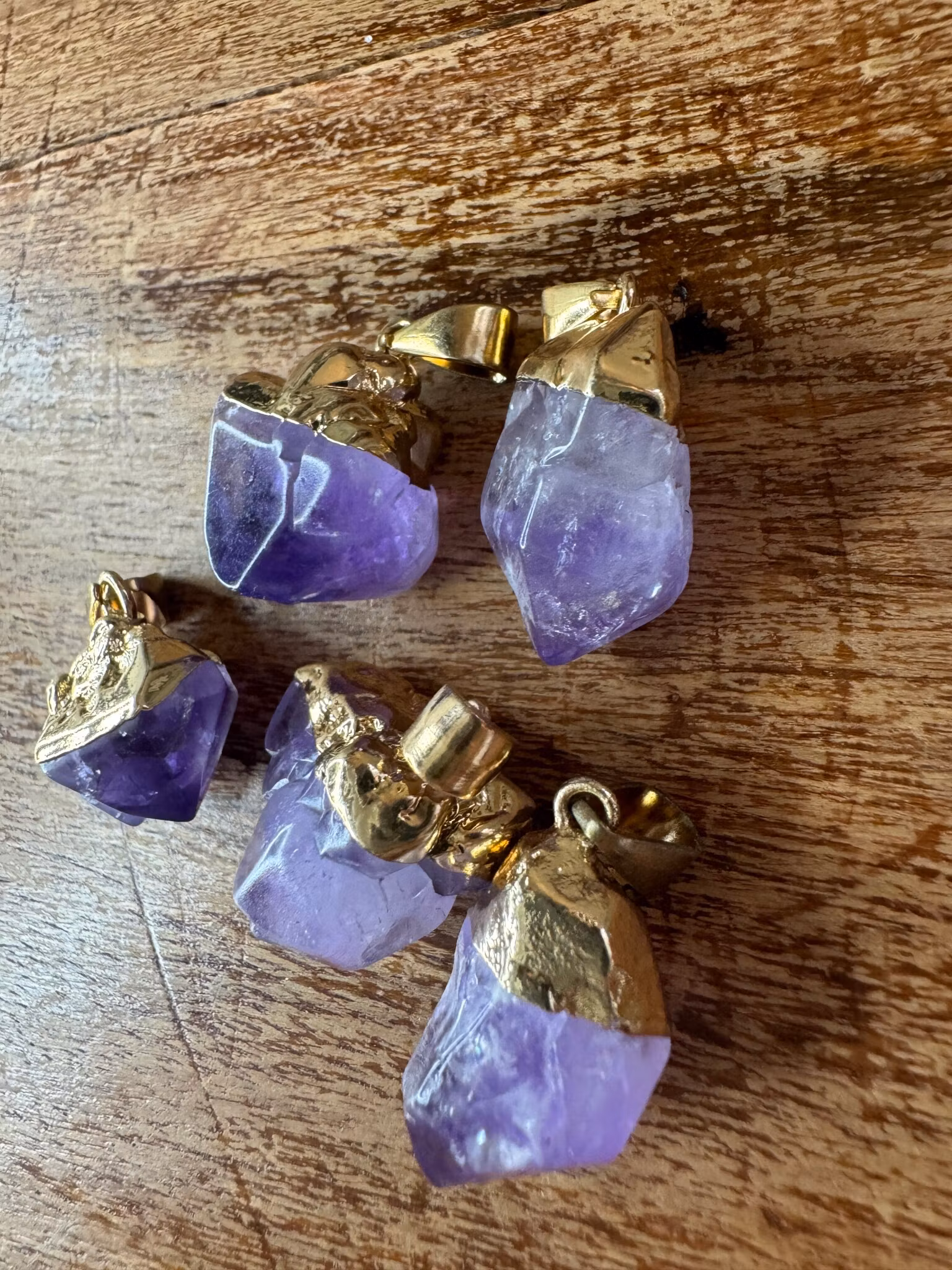 Hänge - Ametist kluster/spets polerad