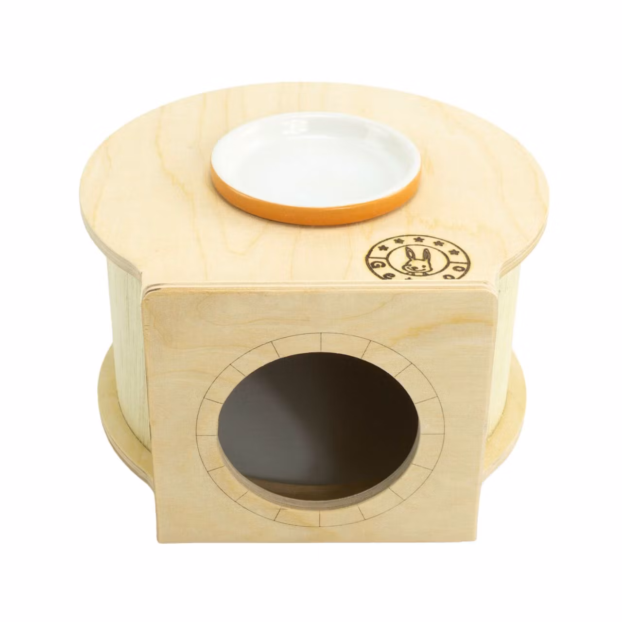 Getzoo hus med matskål (Ø 16 cm)