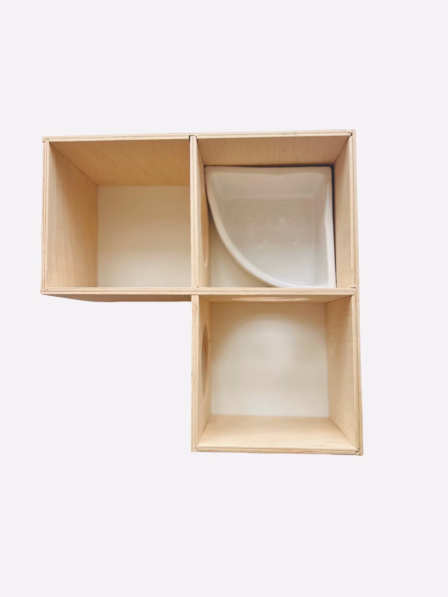 Keramisk hjørnetoalett