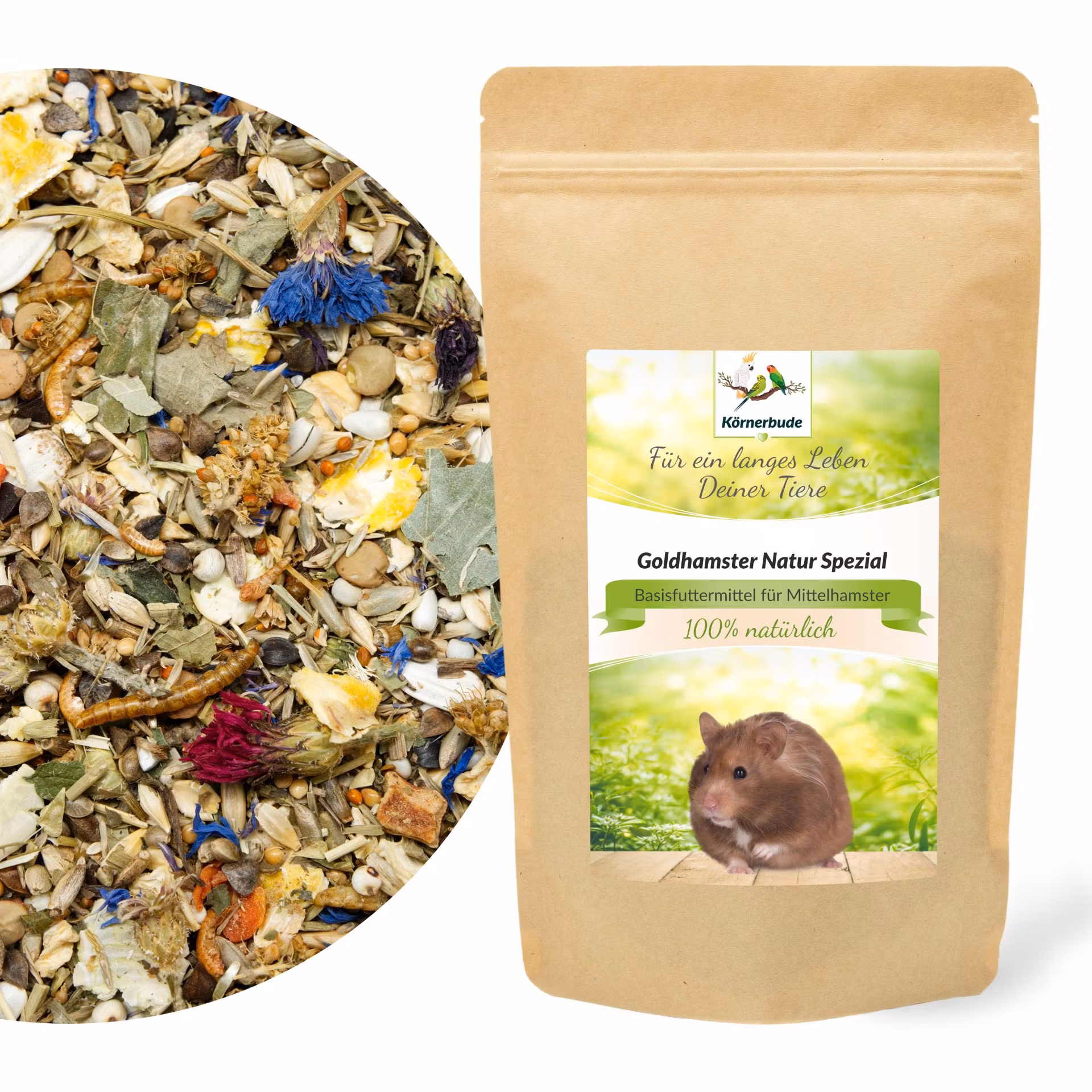 Körnerbude Goldhamster Natur Spezial 500 g