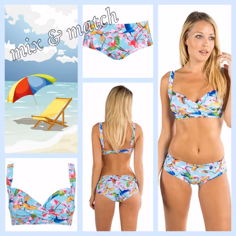 Mix & match gör strandlivet roligare!