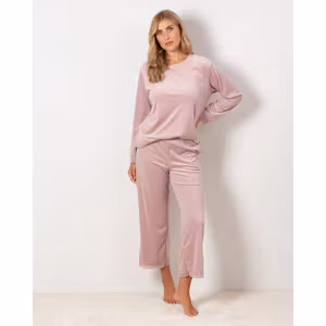 Trofé tröja i soft velour 56220 / rosa 5200