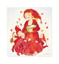 Birgitta Lindeblads kort Tomtemor