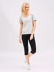 Nanso leggings 3/4 längd svarta 25129 / 1210