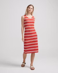 Holebrook Nathalie Tank Dress 912608 Scarlett / offwhite