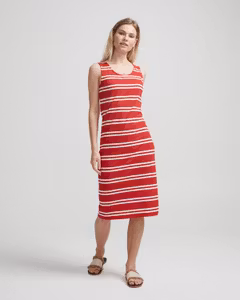 Holebrook Nathalie Tank Dress 912608 Scarlett / offwhite
