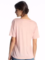 Calida topp kort ärm komposterbar I Love Nature 14090 / 220 peach rose