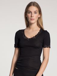 Calida kortärm topp ull silke Richesse Lace 14990 / 996