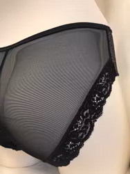 Avet midi hipster microfiber med mesh 32297 / svart