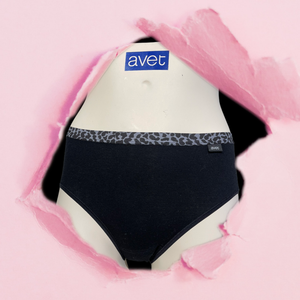 Avet trosa midi bomull/lycra 32345 vit, svart eller sand