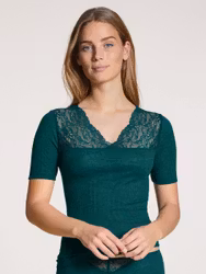 Calida topp 14894 Silky Wool Glam / 567 deep teal