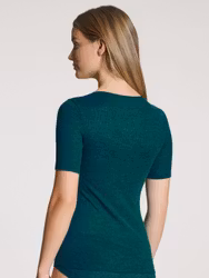 Calida topp 14894 Silky Wool Glam / 567 deep teal