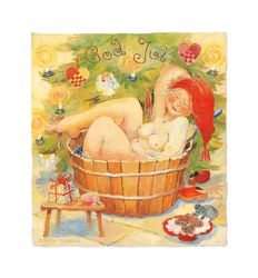 Birgitta Lindeblads kort Julbadet