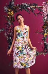 Anita baddräkt Coletta 7205 ljus blom 009 med shaping