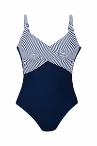 Anita baddräkt Noy 7273 marin/vit 345 med shaping