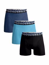 Muchachomalo 1010 3-pack Enfärgade svart/blå/ljusblå