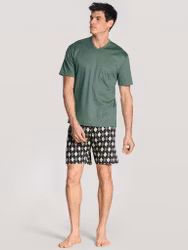 Calida pyjamas Relax Streamline 43184 Laurel Green 618