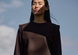 Calida topp lång ärm 100% Nature RELAX 15257 / 099 espresso