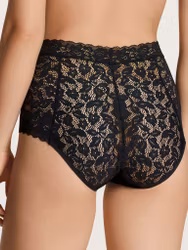 Calida high waist trosa Natural Comfort Lace 22856 svart