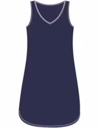 Damella nattlinne utan ärm i bambu 69503 / 023 Navy