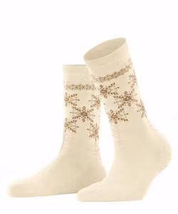 Falke halksocka i bomull & ull 46480 creme 2050