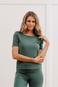 Abelle Top Ingrid 22-08-002 Green Jade