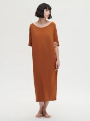 Nanso big shirt lång Hento 27743 9230 kanel