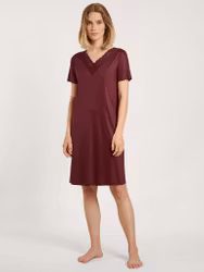 Calida nattlinne kort glamorous nights 34197 177 dark cherry