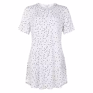 Lady Avenue Nightdress 63-502 / 641 Dot Blue