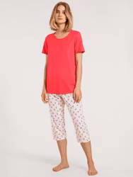 Calida 3/4 pyjamas Fruity Dreams 43653 163 red glow