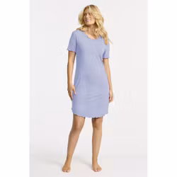 Damella kortärmat nattlinne 69501 Blue Lavender 270