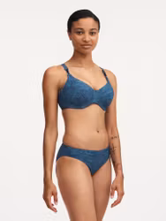 Femilet bikinibh ofylld Tidra FS5410 0K5 Blue palms