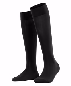 Falke cotton touch knästrumpa  46605 / 3000 svart