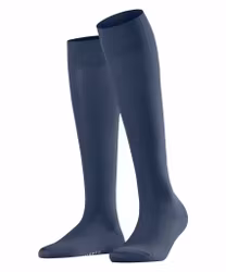 Falke cotton touch knästrumpa  47632 / 6844 blå
