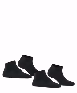 Falke Happy sneakers 2-pack 46418 3000 Svart