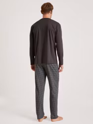 Calida herrpyjamas lång 42389 947 walnut