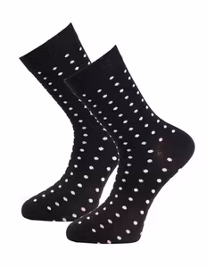 Trofé bambu ankelsocka 2-pack 02402 svart/prick