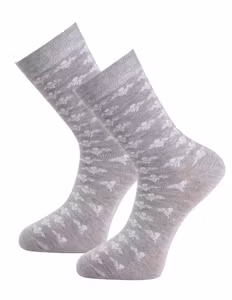 Trofé bambu ankelsocka 2-pack 02405 grå/vit