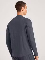 Calida Herr tröja Deepsleepwear warming 15888 989 anthrazit
