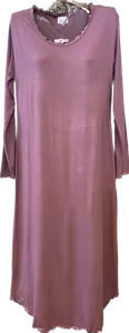 Damella långärmat nattlinne 69504 274 heather