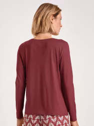 Calida lång ärm Favourites Blossom 15696 116 mars red