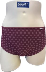 Avet tai 3210 i microfiber dots 3064 granat